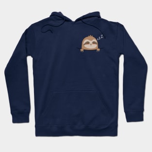 Cute Sloth In A Pocket T-Shirt Hoodie